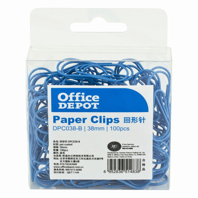 

Office Depot (Office Depot) скрепка / 38мм желто-зеленый клип 100 / коробка DPC038-Y