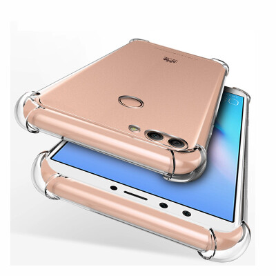 

For huawei Enjoy 8 Plus Honor 10 New anti knock silicone case For huawei Honot 10 Lite Y9 2018 Clear air cushion back coque cover