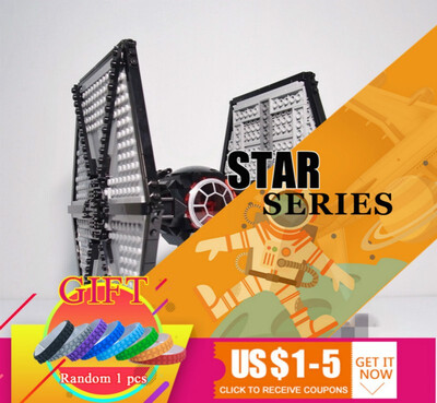 

05005 562pcs Star Plan Series Wars The First Order Tie Set Fighter compatible with 75101 Building Blocks Toys gifts lepin