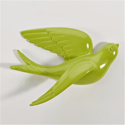 

European multicolor resin bird wall stickers decoration ornament creative wall hangings home sofa TV background walldecoration