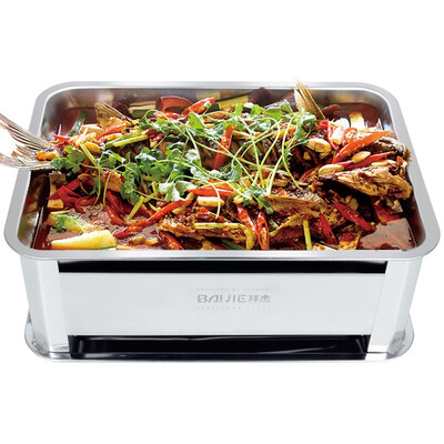 

【Jingdong Supermarket】 Baijie (Baijie) multi-purpose pot frying pan non-stick wok Korean multi-purpose electric hot pot hot pot electric cooker barbecue pan