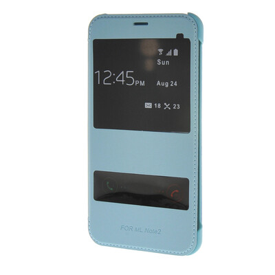 

MOONCASE чехол для Meizu M2 Note Meilan Note2 Ultra Slim View Window Flip Leather Case Cover Blue