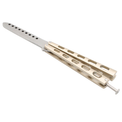 

Peak Cave Butterfly Outdoor Knife Folding Practice Knife Training Knife Outdoor Products No Shirt CM1002 Black