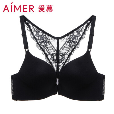 

Amour underwear Fili Fantasia 34 thin model cup bra without support no steel ring V-type lace small chest gathered bra ladies underwear AM171001 skin color C80