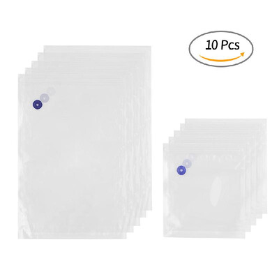 

10pcs Reusable Food Vacuum Sealer Bags for Food Storage Cooking BPA Free