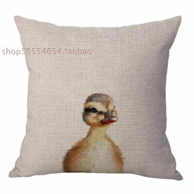 

Cntomlv New Cartoon Cat Cushion Covers Pillow Cover Printed Cat For Home Kids Room Decoration