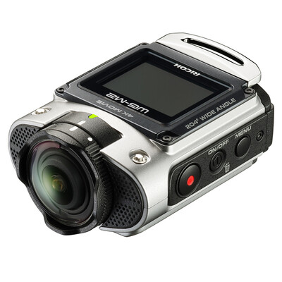 

Ricoh (Ricoh) WG-М2 на открытом воздухе три анти-камера (серебро) 204 ° ультра-широкоугольного видео, 4K съемка, подключение WiFi, прочная конструкция