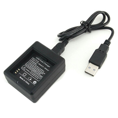 

Двухпортовый USB-зарядное устройство док колыбели Зарядное Комплект для Xiaomi Xiaoyi действий камеры