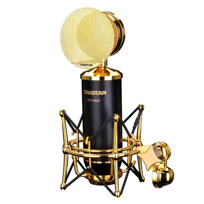 

Victory TAKSTAR PC-K820 condenser microphone computer K song recording professional host live broadcast recording microphone specifically for the use of human voice recommended host microphone microphone