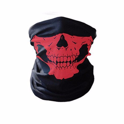 

Unseamed Multifunctional Headband Skull Bandana Helmet Neck Face Mask Thermal Scarf Halloween Props