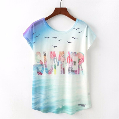

Summer Novelty Women T Shirt Harajuku Kawaii Cute Style Nice Cat Print T-shirt