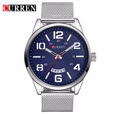 

Curren Watches Men Top Brand Luxury Cow Quartz-Watches Sport Mens Watches Waterproof Relogio Heren Hodinky 8236