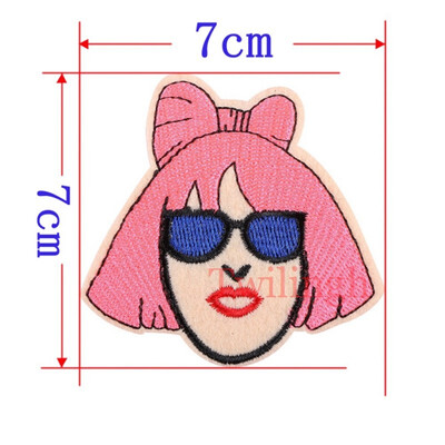 

1Pcs New Cartoon Patches Iron On Embroidered Sequined Patch Flower Applique DIY Sewing Fabric Repair Clothes Patches Stickers