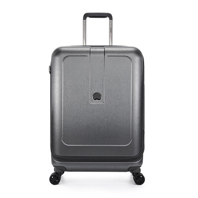 

French Ambassador Delsey Business Travel Trolley Fashion PC Material 24" Luggage Universal Wheel Luggage Overweight Indicator Men&Women Travel Case Red 039