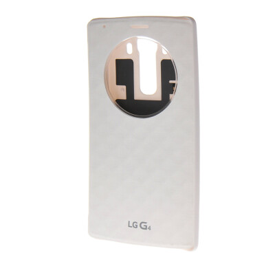 

MOONCASE High quality Slim Fit Round window Flip Battery Back ЧЕХОЛ ДЛЯ LG G4 White