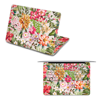 

GEEKIDMacbook Pro 15 decal front sticker Floral macbook keyboard sticker full decal top sticker