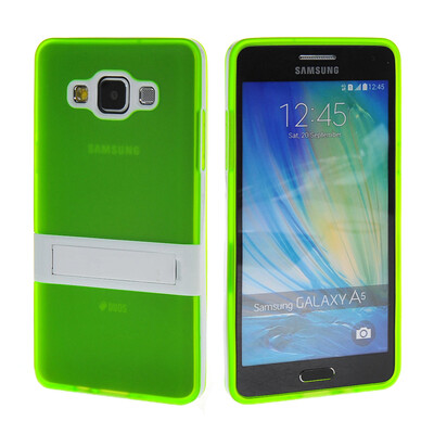 

MOONCASE Soft Flexible Silicone Gel TPU Skin Stand Shell Back ЧЕХОЛ ДЛЯ Samsung Galaxy A5 Green