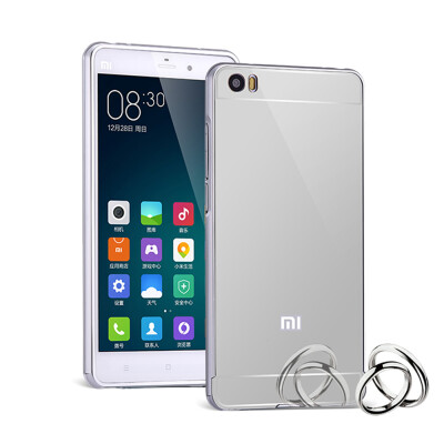 

MOONCASE Plating Metal Frame Edge Mirror Back Protective Shell 2 in 1 Thin Case Cover for Xiaomi Mi 5 Mi5