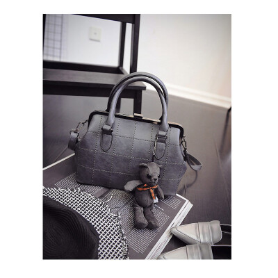 

Fashion brand women tote bags Teddy Bears Thread Frame bags famous designers leather handbags ladies messenger bag cross body