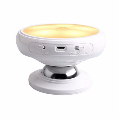 

Motion Sensor Light 360 Degree Rotating Rechargeable LED Night Light Wall Security Lamp for Home Room Stair Kitchen