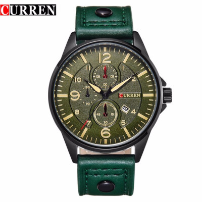 

CURREN Luxury Casual Men Watches Analog Military Sports Watch Quartz Male Wristwatches Relogio Masculino Montre Homme8164