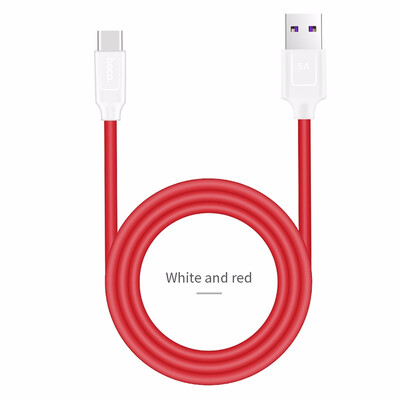 

HOCO 5A Charging Cable USB Type-C Original Fast Charger Data Transfer Sync for Samsung LG Xiaomi Huawei Original Wire Type C