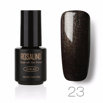

ROSALIND Gel 1 Black Bottle 7ML Pure Color 58 Colors 01-58 Gel Nail Polish Soak Off Nail Art Semi-Premanent UV LED Gel Lacquer