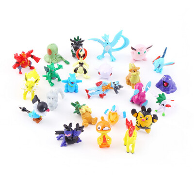 

24PCS Cute Lovely Lots 2-3cm Pokemon Monster Mini Random Figures Toy Party Gifts