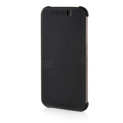 

MOONCASE Ultra Slim Leather Side Flip Pouch Thin Shell Back Case Cover for HTC One M9 Black