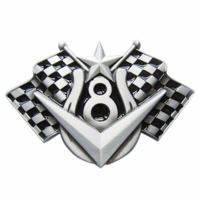 

Men Belt Buckle Horseshoe vehicle Checkered Flags Belt Buckle