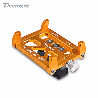 

Deemount Universal Aluminum Alloy Motorcycle Bicycle Phone Mount Holder CNC-machined aluminum alloy screw fixation firm
