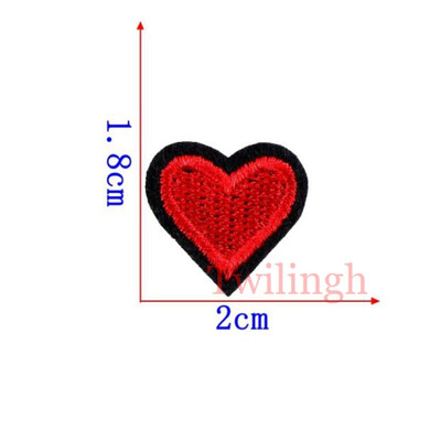 

1 pcslot Brand Embroidered Patches Heart Crown Lipstick Sequin Patches Iron On Fabric Badge Sew On Clothes Applique DIY Sticker