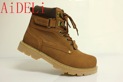 

AiDELi Men&women Martin boots CAT 068 tooling boots Boots work boots high heel outdoor hiking boots leather walking shoes