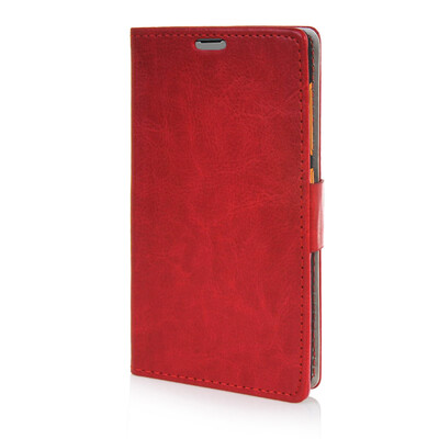 

MOONCASE Leather Wallet Flip Card Slot Pouch Stand Shell Back ЧЕХОЛ ДЛЯ Nokia Lumia 535 Red
