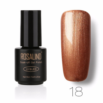 

ROSALIND Gel 1 Black Bottle 7ML Pure Color 58 Colors 01-58 Gel Nail Polish Soak Off Nail Art Semi-Premanent UV LED Gel Lacquer