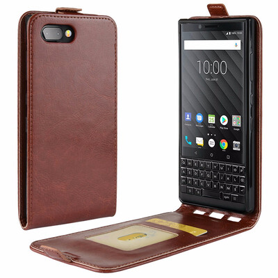 

for BlackBerry KEY2 KEYtwo WIERSS Flip Leather Case for BlackBerry KEY2 KEYtwo Athena BBF100-1 BBF100-2 BBF100-6 Retro Wallet Case