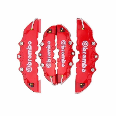 

2PCS ABS Plastic Truck 3D Red Useful Car Universal Disc Brake Caliper Covers Front Rear Auto Universal Kit Decoration Modificatio