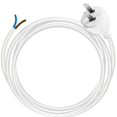 

Etman 3 m 10A two-core wire plug with cable multi-purpose household industrial wiring copper core power extension cord 2 foot power extension cord 3M
