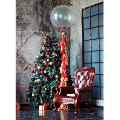 

Santas Chair Photo Backdrop 57FT Vinyl Fabric Cloth Digital Printing Photo Background st-554