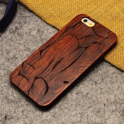 

Wood Phone Case For iPhone 5 5S 6 6S 6Plus 7 7Plus Cover Wooden Shockproof