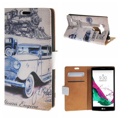 

MOONCASE for LG G4 Beat G4S Case Flip Wallet Card Slot Stand Leather Folio Pouch Case Cover /a20