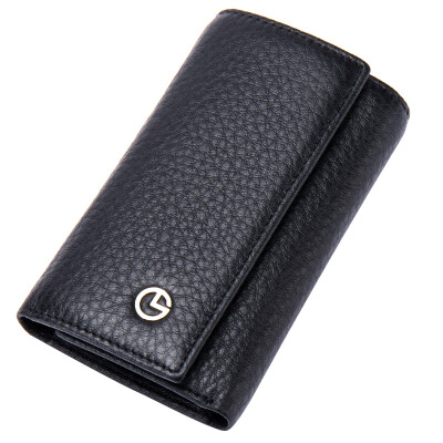 

Goldlion Goldlion Fashion Casual Key Case Business Leather Leather Key Case Black B745001-891