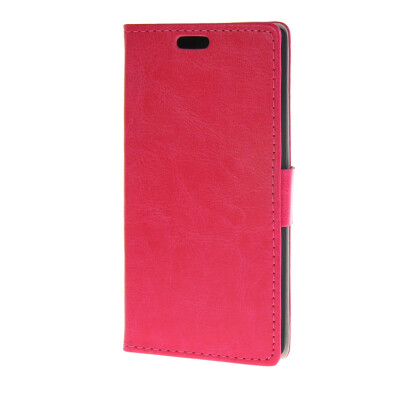 

MOONCASE Leather Side Flip Wallet Card Holder Stand Shell Pouch Case Cover for LG G4 Hot pink