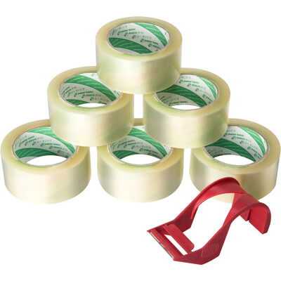 

Polar bear OC-416 High-transparent sealing tape 48mm 100y 914 meters 6-pack gift cutter
