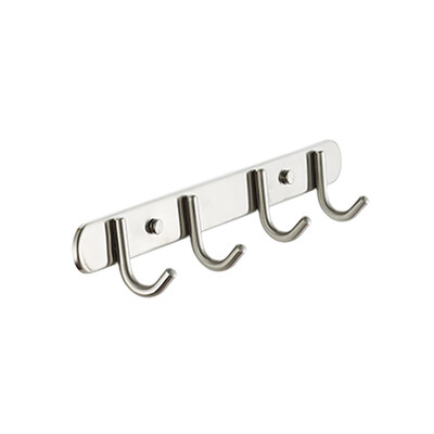 

Hengjie HEGII stainless steel coat hook coat hook hook wall coat hook bathroom hook HMP812-08-4 stainless steel four hook