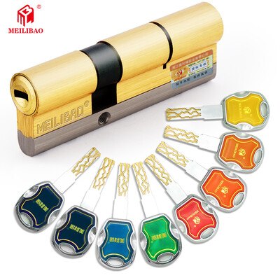 

Meilibao anti-theft door lock core pure copper multi-track 36 blade C-level door lock home security door lock 90Z450