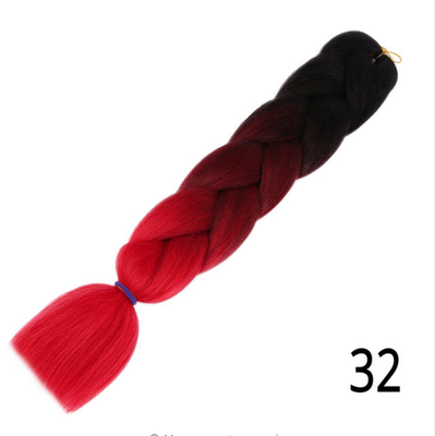 

Jumbo Ombre Braids Braiding Hair Extension 24inch 100gPack Purple Pink Blonde Wigs For Women Synthetic Crochet Hair Extensions