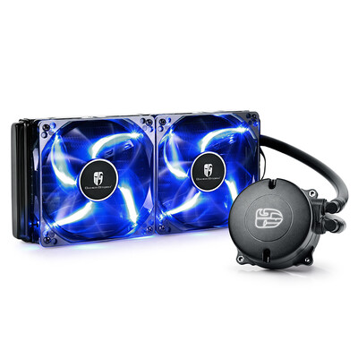 

Эол (Deepcool) элемент воды 120T плеер версии CPU Cooler (мультиплатформенные / волосы синяя / 12см вентилятор / смарт-термостат / предварительно покрытая смазка / водяное охлаждение)