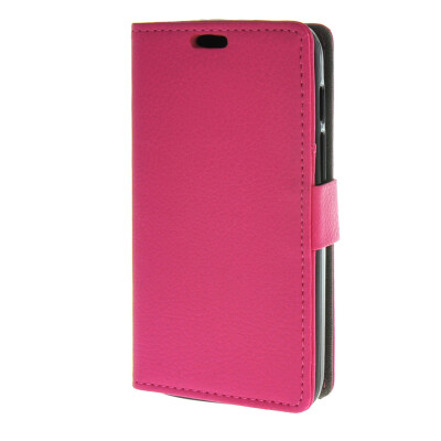 

MOONCASE Case for Alcatel One Touch Pixi 3 (4.5") OT-4027 Flip Leather Wallet Pouch Card with Kickstand Case Cover Hot pink