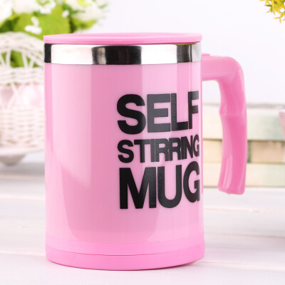 

400ml Stainless Self Stirring Mug Auto Mixing Drink Tea Coffee Cup With Lid